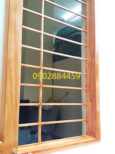 cửa sắt giả gỗ