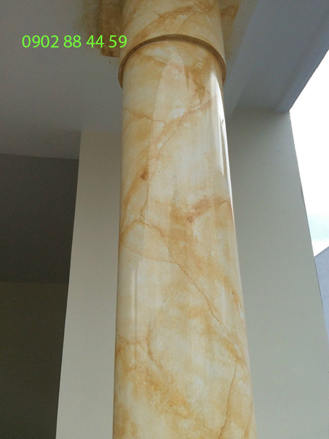 giả đá màu vàng