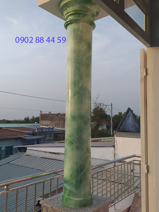 sơn giả đá màu xanh