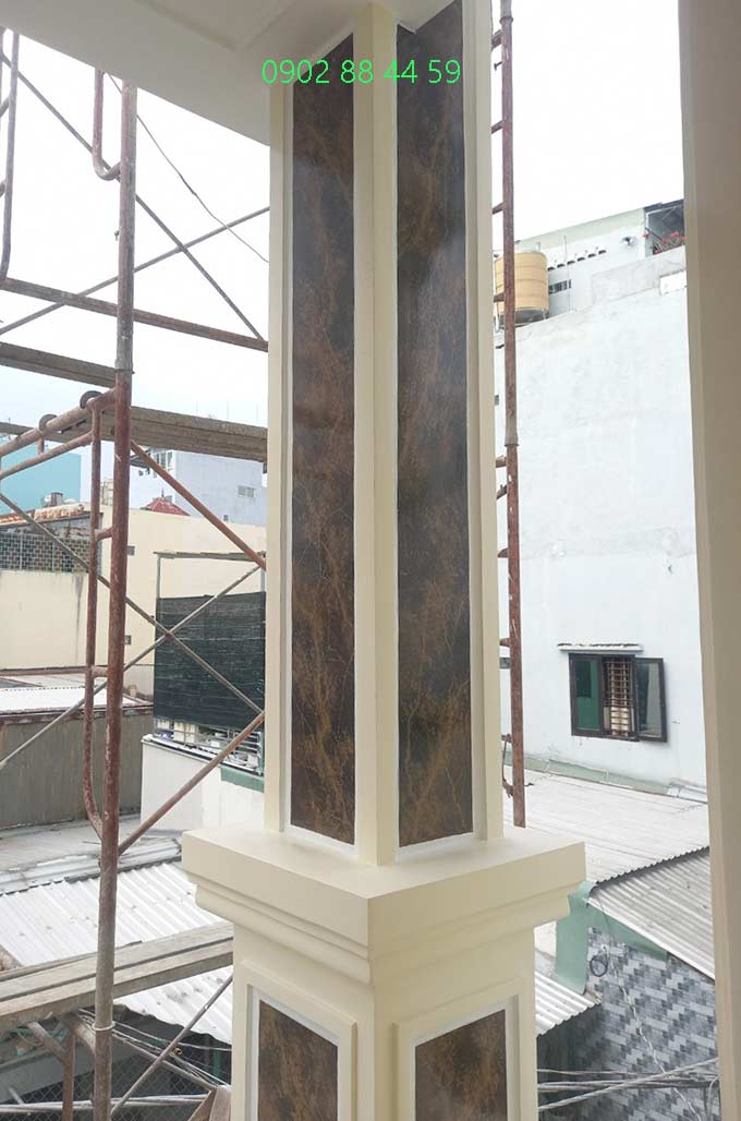 sơn giả đá màu đen