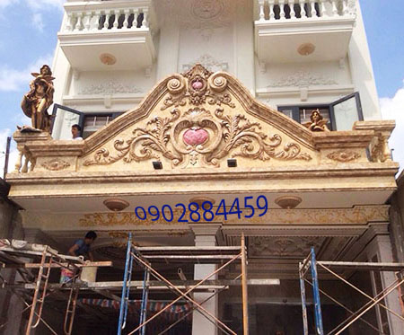 Sơn giả đá tại tỉnh Cà Mau, cột giả đá tại tỉnh Cà Mau