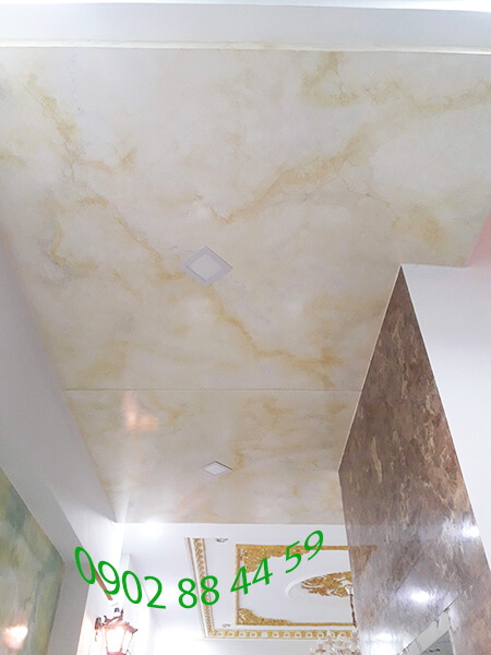 Sơn giả đá trần nhà kết hợp sơn trang trí Sơn giả đá trần nhà kết hợp sơn trang trí