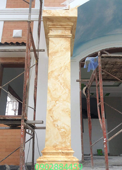 Sơn giả đá tại quận Tân Bình, cột giả cẩm thạch đẹp láng bóng Sơn giả đá tại quận Tân Bình, cột giả cẩm thạch đẹp láng bóng
