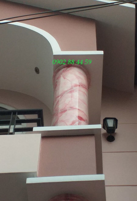 Sơn giả đá Quận 12 - Cột giả cẩm thạch láng bóng đẹp Sơn giả đá Quận 12 - Cột giả cẩm thạch láng bóng đẹp