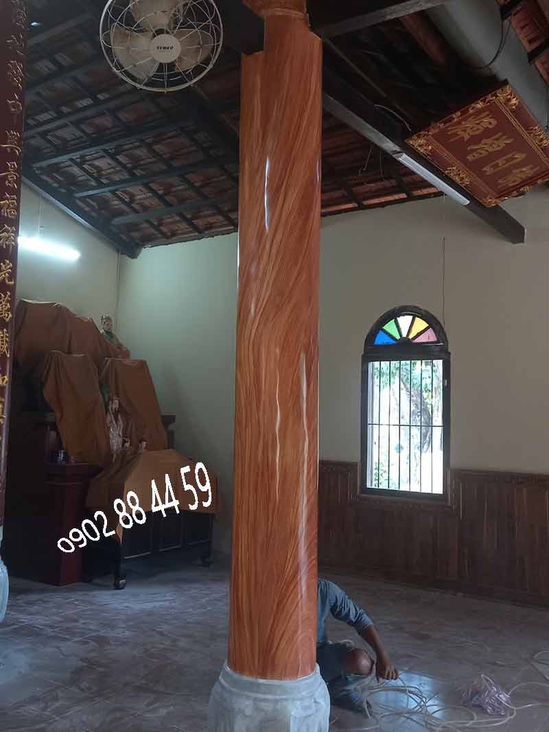 Sơn giả gỗ phú mỹ, bà rịa, vũng tàu - Cột giả gỗ đẹp như thật Sơn giả gỗ phú mỹ, bà rịa, vũng tàu - Cột giả gỗ đẹp như thật