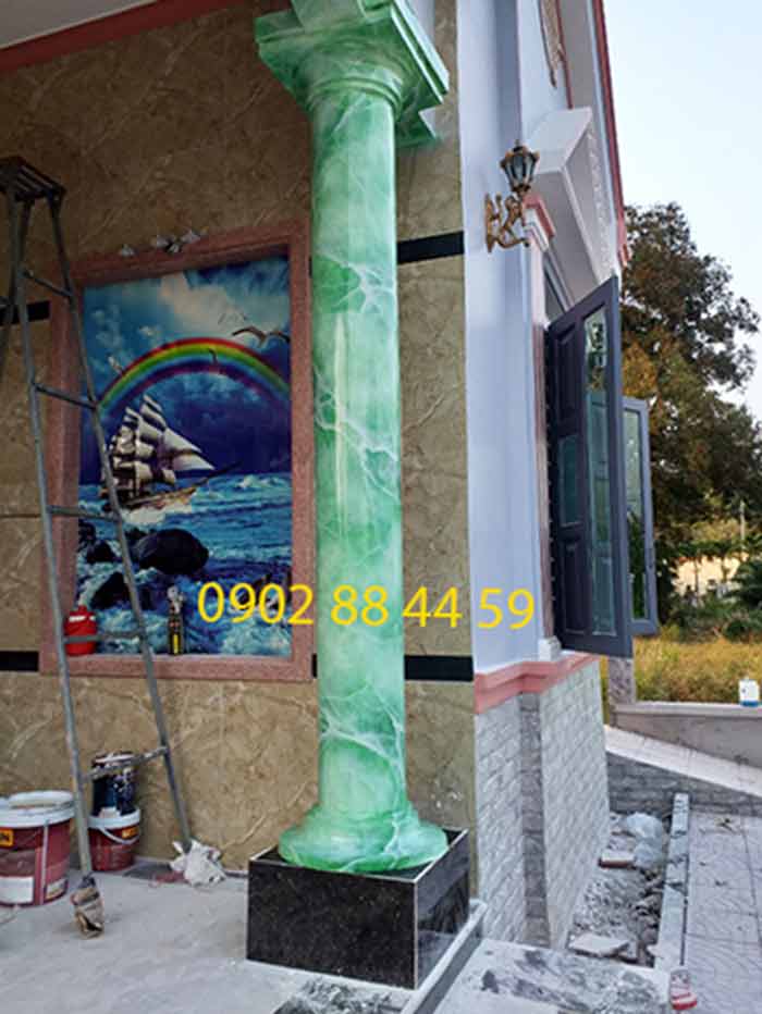 Sơn giả đá tân uyên, cột giả đá cẩm thạch Sơn giả đá tân uyên, cột giả đá cẩm thạch