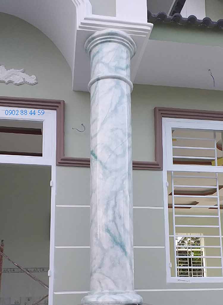 Sơn giả đá tại long an, cột giả cẩm thạch đẹp láng bóng Sơn giả đá tại long an, cột giả cẩm thạch đẹp láng bóng