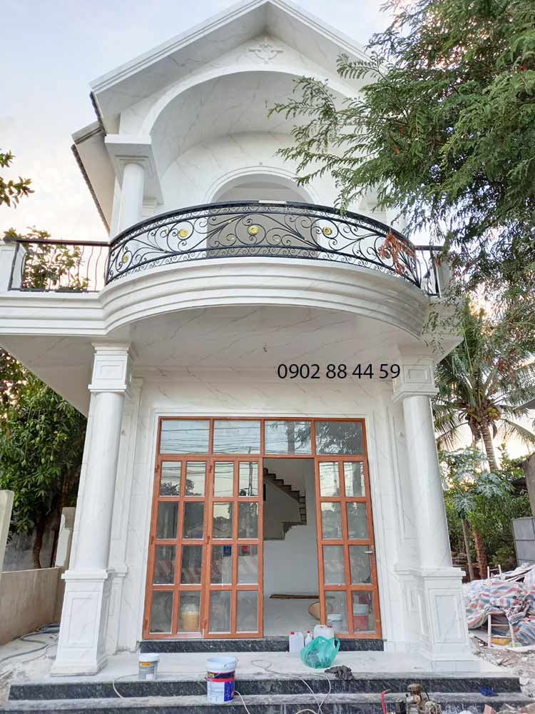 Sơn giả đá màu trắng Sơn giả đá màu trắng