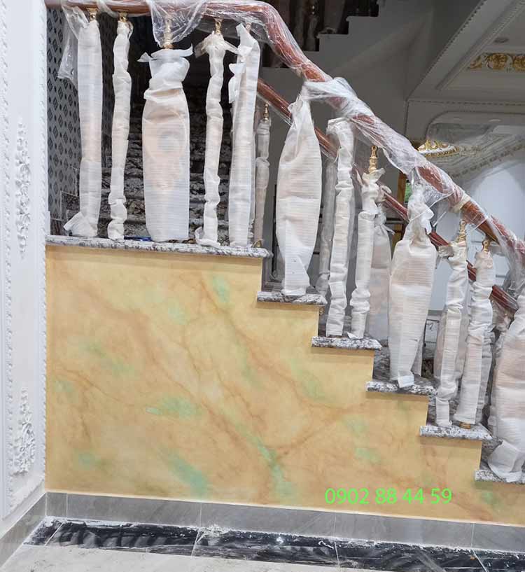 Sơn giả đá cẩm thạch màu vàng Sơn giả đá cẩm thạch màu vàng